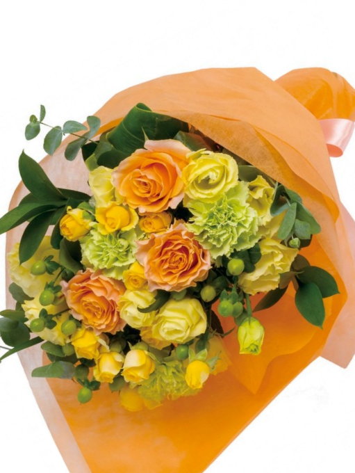BOUQUET IN YELLOW AND ORANGE